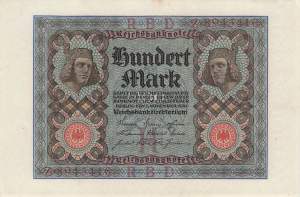 100 Mark 1920 ro.67a H/Z